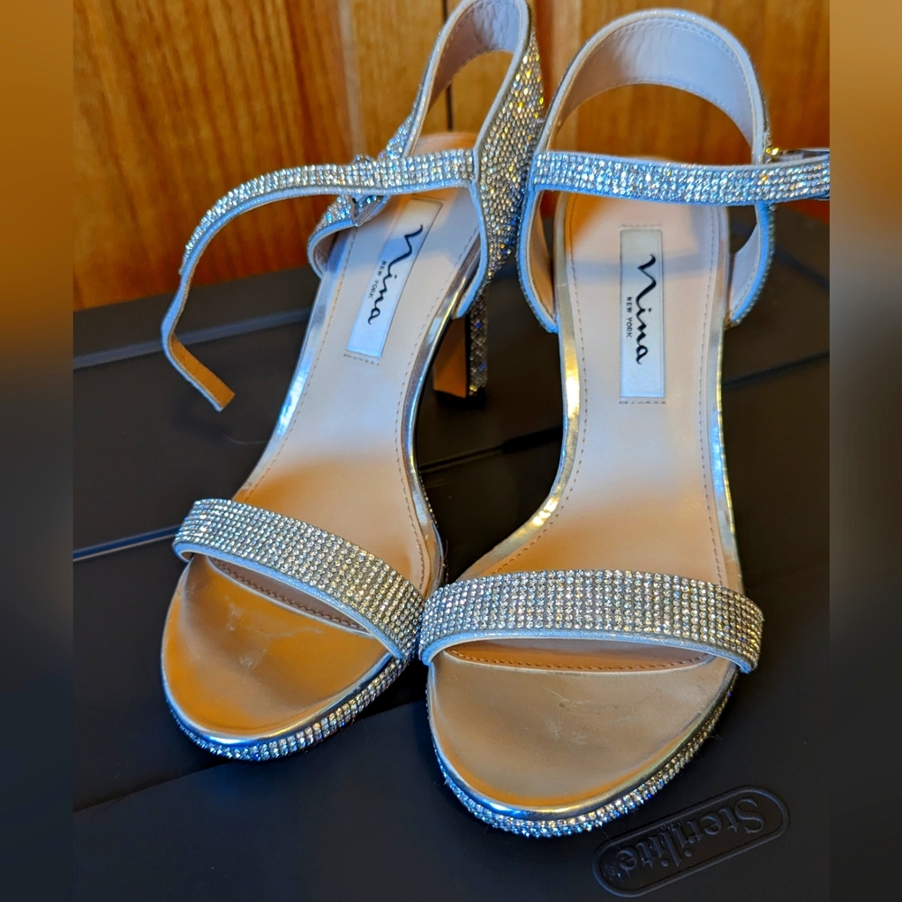 Silver heels